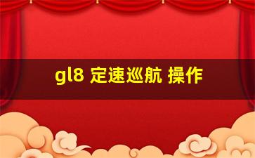 gl8 定速巡航 操作